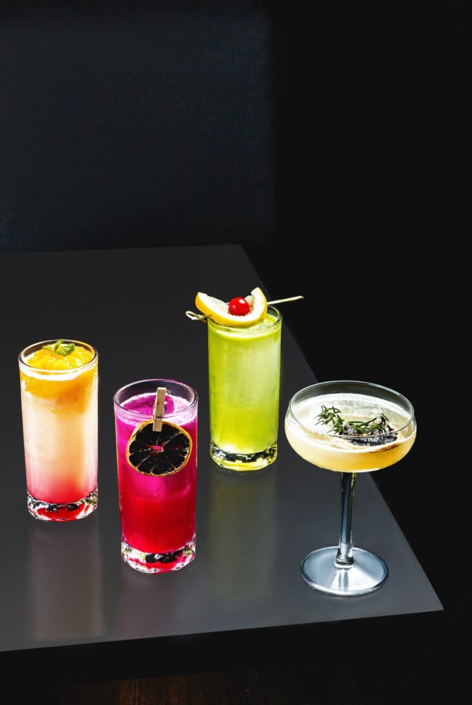 Keg rosemary cocktails